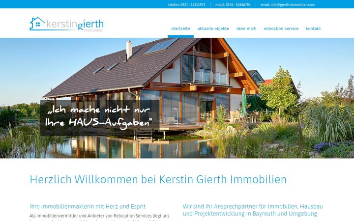 Screenshot of gierth-immobilien.com