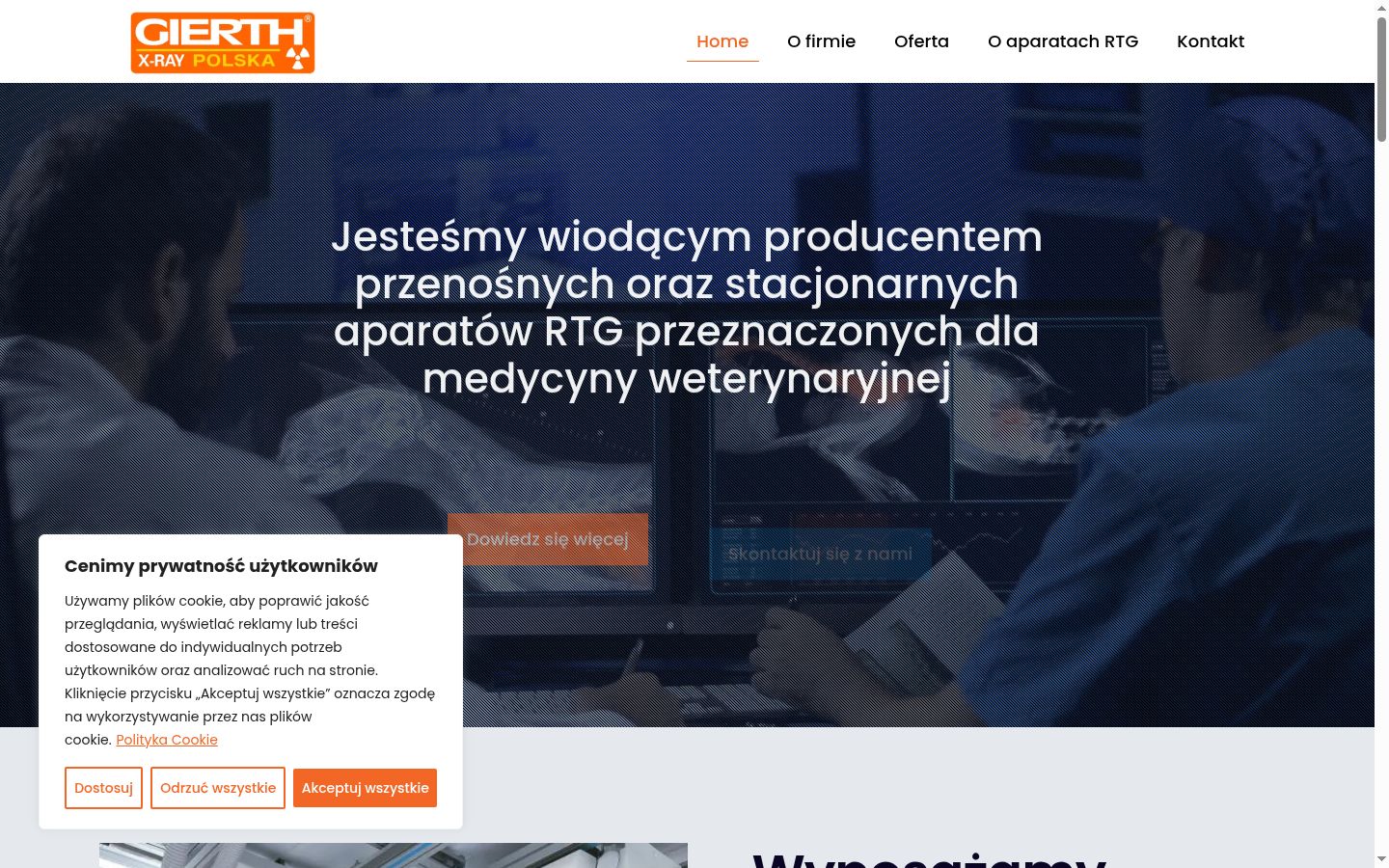 Képernyőkép a bármilyen interakció előtt megjelenő hozzájárulási bannerről