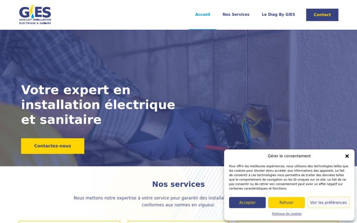 Screenshot of gies51.fr