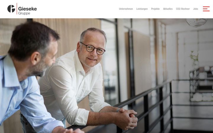 Screenshot of gieseke-gmbh.de