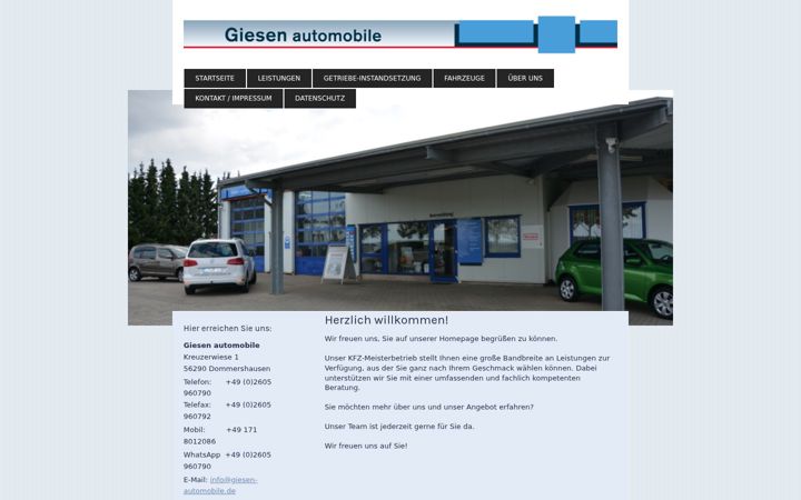 Screenshot of giesen-automobile.de