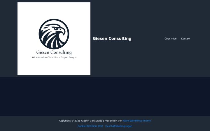 Screenshot of giesenconsulting.com