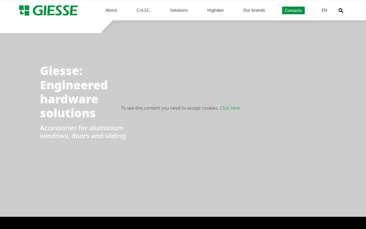 Screenshot of giesse.it