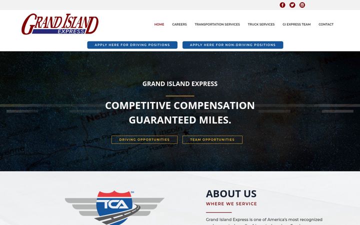 Screenshot of giexpress.com