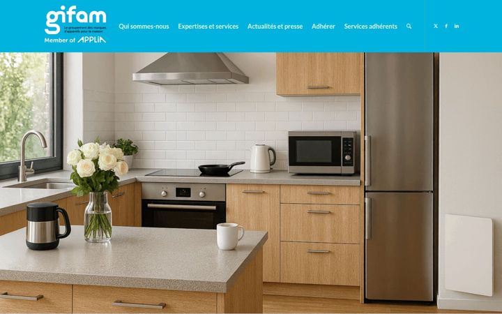 Screenshot of gifam.fr