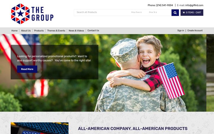 Screenshot of giffird.com