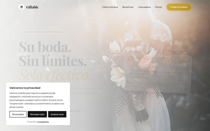 Screenshot of giftable.mx
