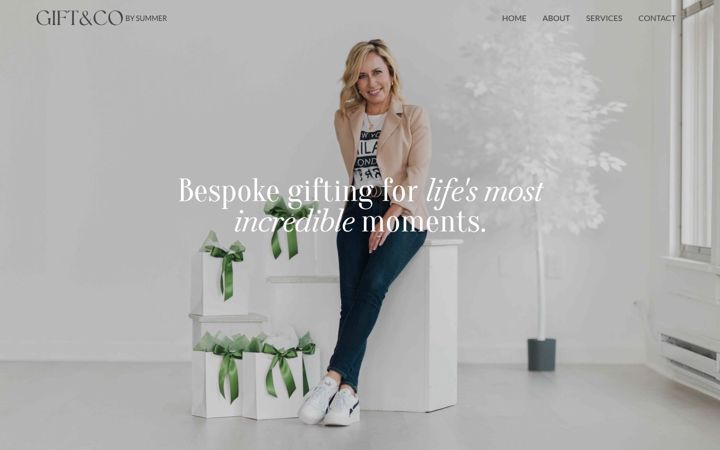 Skjermbilde av giftandcobysummer.com