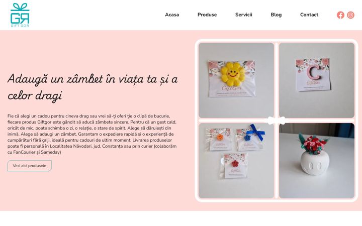 Screenshot of giftgor.ro