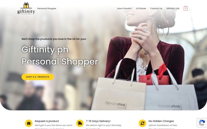Screenshot of giftinity.ph