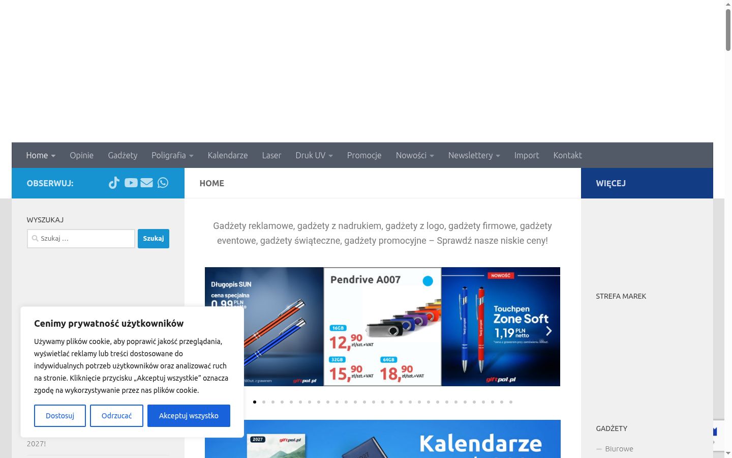 Posnetek zaslona pasice za privolitev, prikazane pred kakršno koli interakcijo