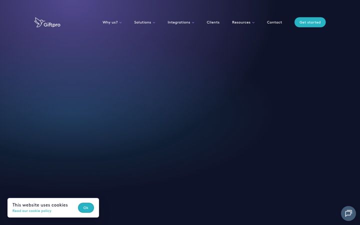 Screenshot van giftpro.co.uk