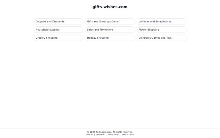 Screenshot of gifts-wishes.com