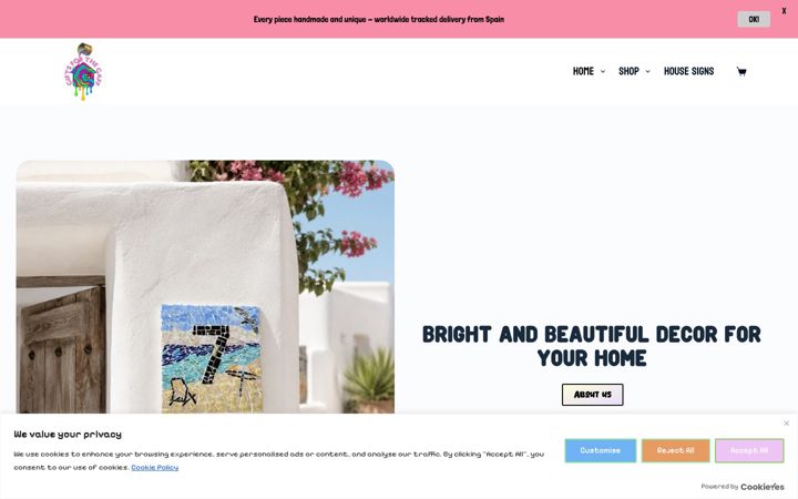 Screenshot of giftsforthegaff.com