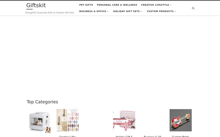 Screenshot of giftskit.com
