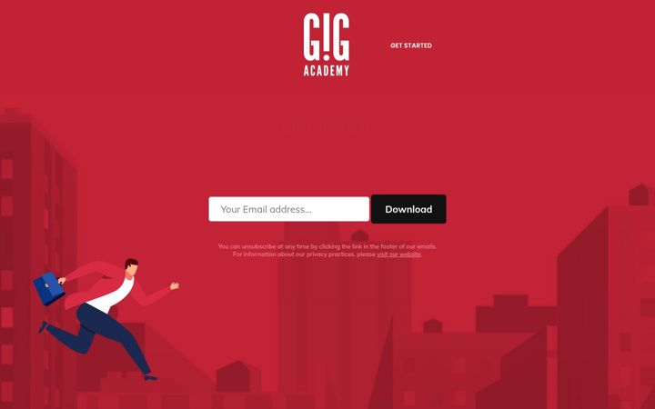 Screenshot of gig.academy