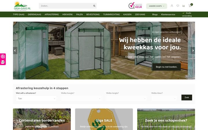Screenshot of giga-gaas.nl