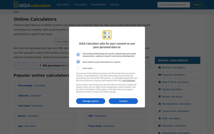 gigacalculator.com