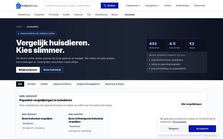 Screenshot of gigadier.nl