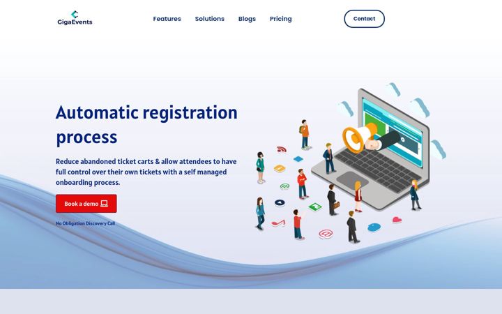 Screenshot of gigaevents.org