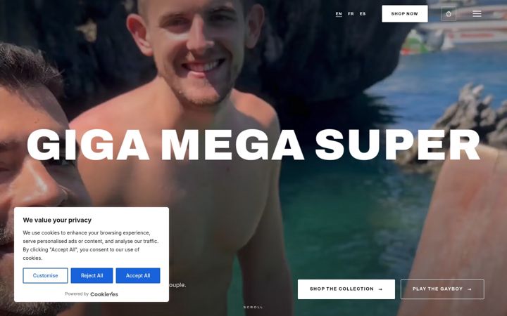 Screenshot of gigamegasuper.com
