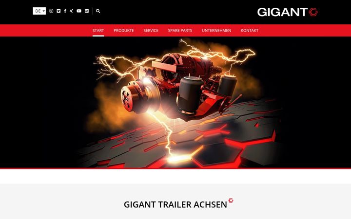 Screenshot of gigant.com