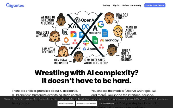 Screenshot of gigantec.com