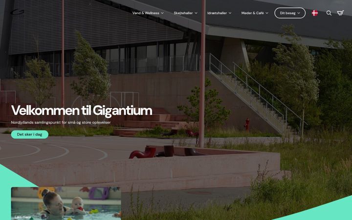 Screenshot of gigantium.dk