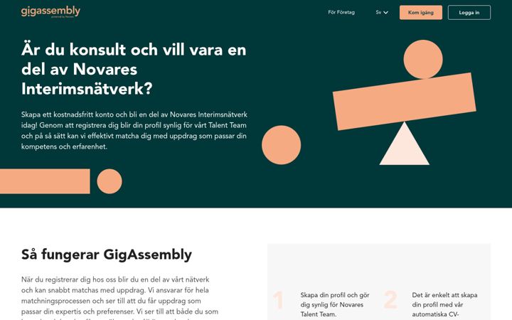 Screenshot of gigassembly.com