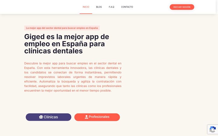 Screenshot of giged.es