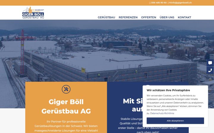 Screenshot of giger-boell.ch