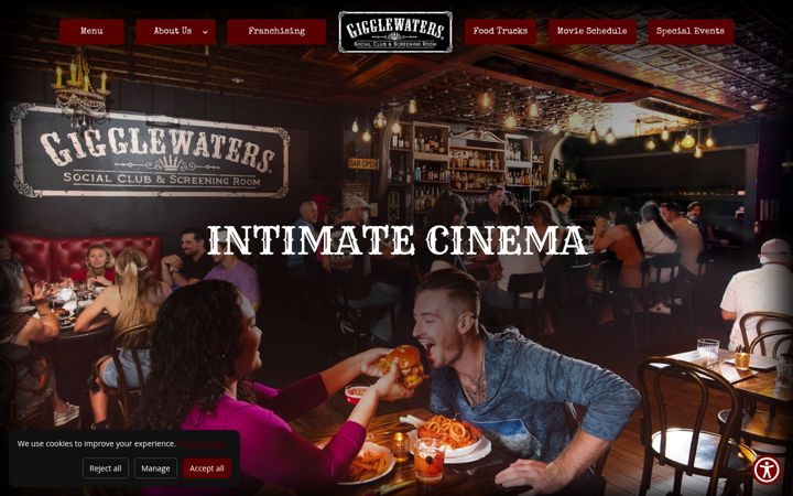 Screenshot of gigglewaters.com