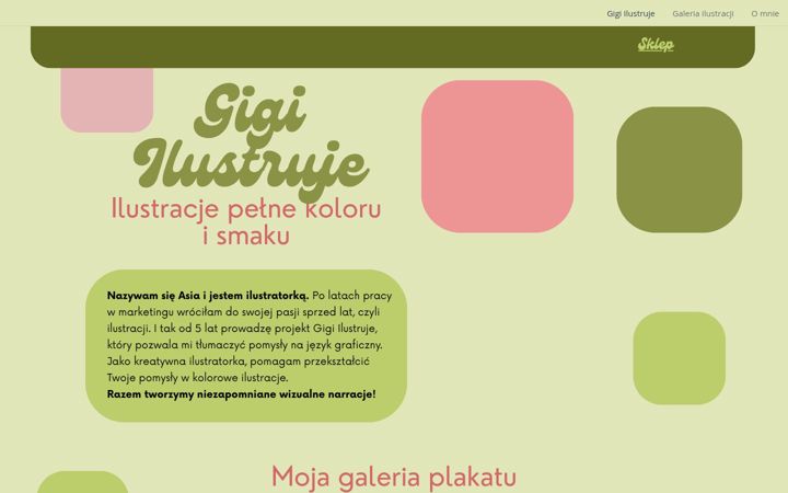 Screenshot of gigi-ilustruje.pl