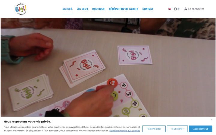 Screenshot of gigilejeuquirit.com
