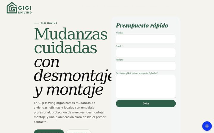 Screenshot of gigimoving.es