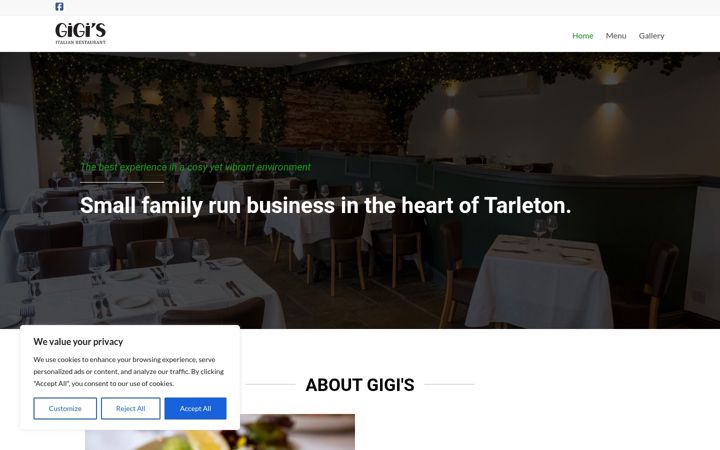 Screenshot of gigistarleton.com