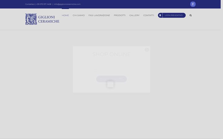 Screenshot von giglioniceramiche.com