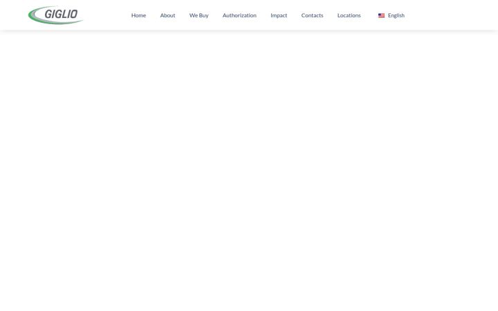 Screenshot of gigliorecycling.com