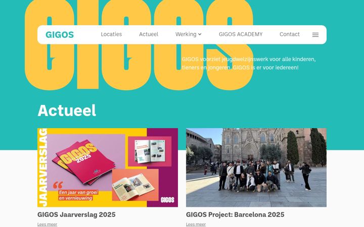 Screenshot of gigos.be