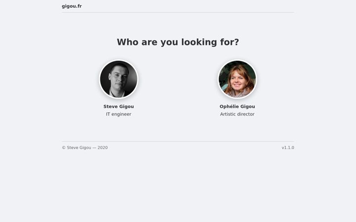 Screenshot of gigou.fr