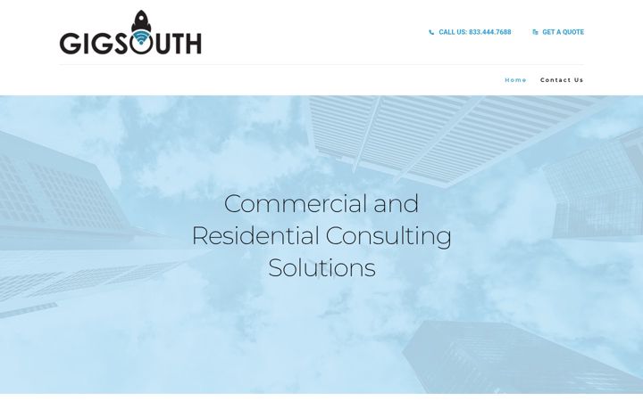Screenshot of gigsouth.com