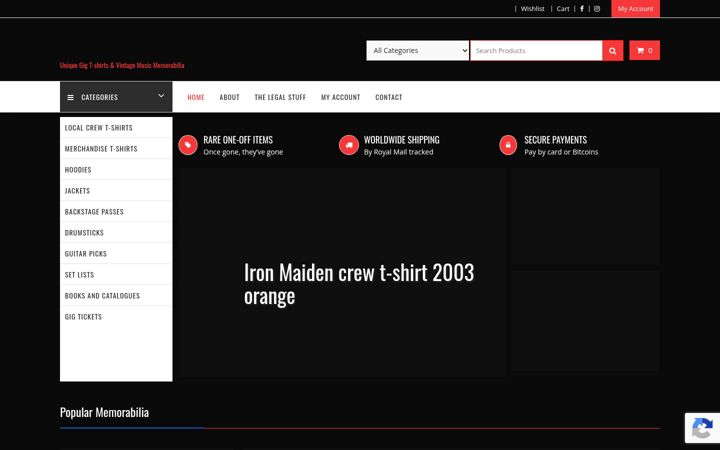 Screenshot of gigtees.net