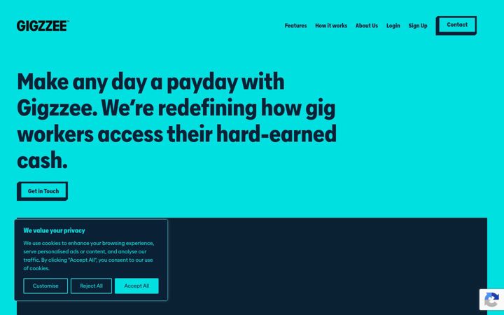 Screenshot of gigzzee.dev