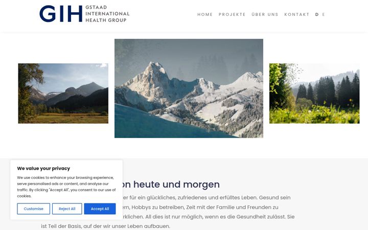 Screenshot of gihag.ch