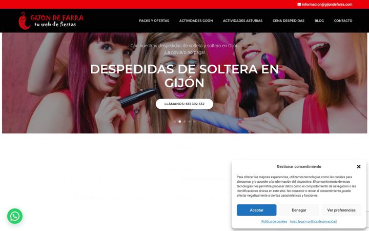 Screenshot of gijondefarra.com