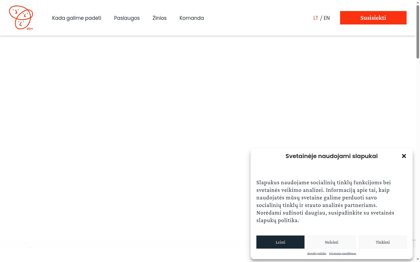 Screenshot des Einwilligungsbanners vor jeglicher Interaktion