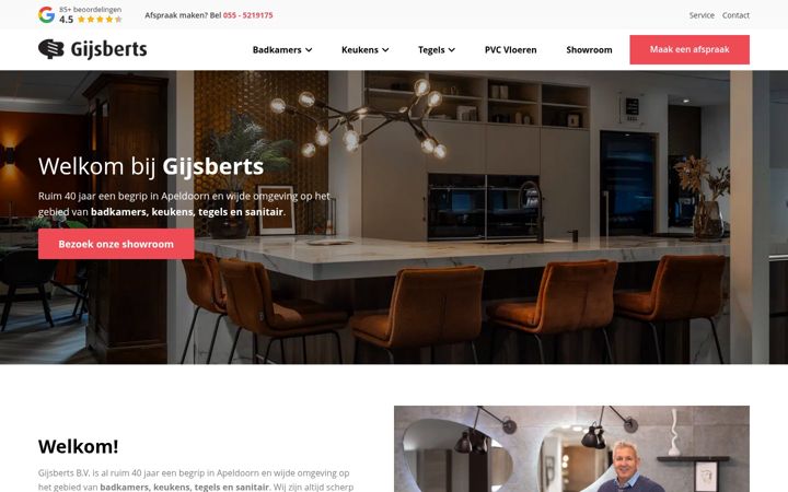 Screenshot of gijsbertsbv.nl
