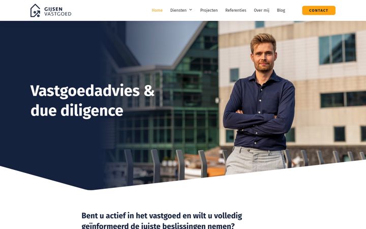 Screenshot of gijsenvastgoed.nl