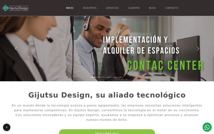 Screenshot of gijutsudesigns.com
