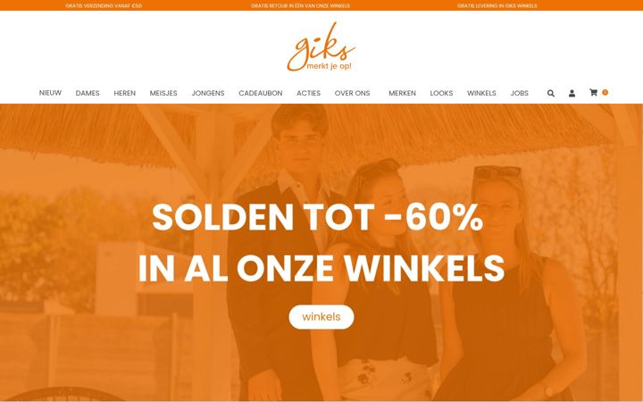 Screenshot του giks.be